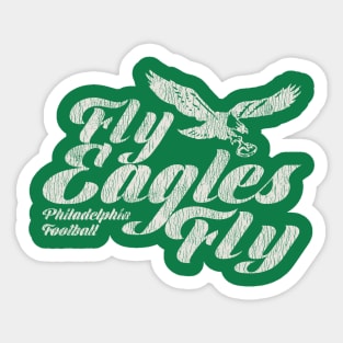 Fly Eagles Fly Worn Out Sticker